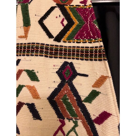 Vintage Tapestry Lodge Aztec Vest/Cotton Medium - Picture 4 of 9